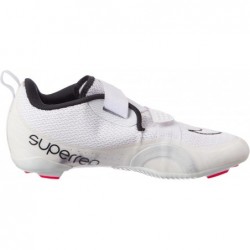 Chaussures de cyclisme en salle Nike SuperRep Cycle 2 Next Nature DH3396-100 pour homme Blanc-Noir-Rouge sirène