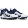 Chaussures de football Nike Alpha Menace Pro 2 Mid (BV3945-102) pour homme Blanc-bleu marine-noir