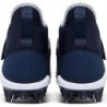 Chaussures de football Nike Alpha Menace Pro 2 Mid (BV3945-102) pour homme Blanc-bleu marine-noir