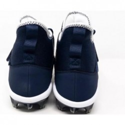 Chaussures de football Nike Alpha Menace Pro 2 Mid (BV3945-102) pour homme Blanc-bleu marine-noir