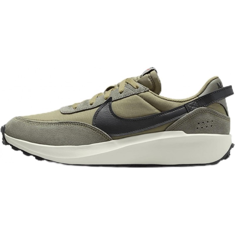 Chaussures Nike Waffle Debut SE pour homme (FJ4196-200, Olive neutre/Stuc foncé/Verre de mer)