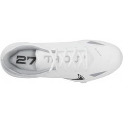 Crampons de baseball moulés Nike Force Trout 8 Pro Blanc | Noir Taille 10 Medium