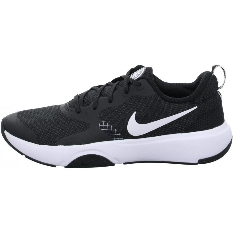 Chaussures de sport Nike Fitness Running pour homme, noir/blanc/gris fumé foncé