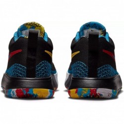 Chaussure de basket-ball Nike Kyrie Flytrap 6 (GS) pour enfant (noir/blanc/jaune tour/rouge université)