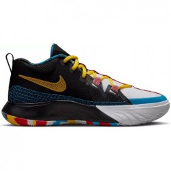 Chaussure de basket-ball Nike Kyrie Flytrap 6 (GS) pour enfant (noir/blanc/jaune tour/rouge université)