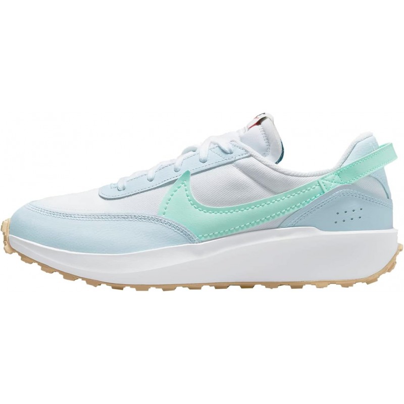 Nike Waffle Debut pour homme, blanc/menthe mousse-gris football