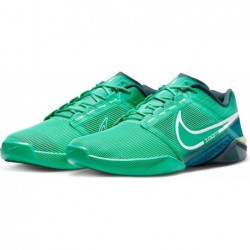 Nike Cross-Training Low pour homme, Jade transparent, blanc, géode, sarcelle, jungle profonde