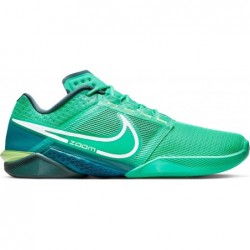 Nike Cross-Training Low pour homme, Jade transparent, blanc, géode, sarcelle, jungle profonde