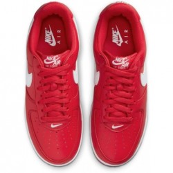 Baskets basses NIKE Court Vision pour homme, rouge université et blanc