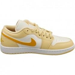 Chaussures Air Jordan 1 Low pour femme (DC0774-170, Voile/Vanille pâle/Blanc/Ocre jaune)