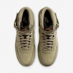 Chaussures Nike Air Force 1 Mid '07 pour homme (FB8881-200, olive neutre/noir/russet foncé/olive neutre)