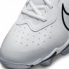 Crampons de baseball Nike Alpha Huarache Keystone Low en caoutchouc Blanc | Gris Taille 9,5 Medium