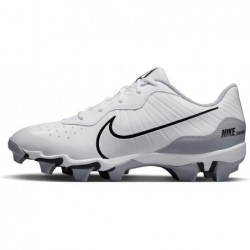 Crampons de baseball Nike Alpha Huarache Keystone Low en caoutchouc Blanc | Gris Taille 9,5 Medium