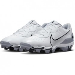 Crampons de baseball Nike Alpha Huarache Keystone Low en caoutchouc Blanc | Gris Taille 9,5 Medium