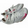 Chaussures d'athlétisme à crampons Nike Zoom PV Elite Pole Vault pour homme Blanc/Orange laser/Hyper rose/Noir AA1204-101