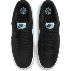 Chaussures Nike Court Vision Low Next Nature pour homme (DH2987-006, noir/blanc/bleu glacier)