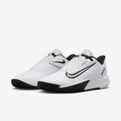 Chaussures de basket-ball Nike Precision 7 EasyOn pour homme (FN0324-101, blanc/noir)