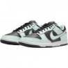 Chaussures Nike Dunk Low Retro Premium pour homme (FZ1670-001, gris fumé foncé/blanc/vert pâle)