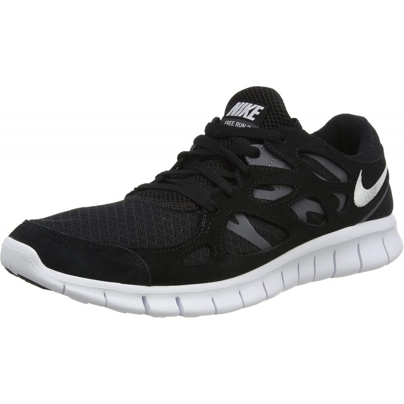 Chaussures de gymnastique Nike Running pour hommes, noir/gris foncé