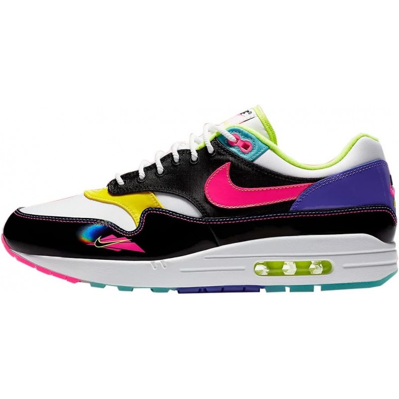 Nike Air Max 1" Water Sports pour homme Noir/Hyper rose-Opti jaune (CZ7920 001)