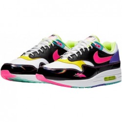 Nike Air Max 1" Water Sports pour homme Noir/Hyper rose-Opti jaune (CZ7920 001)