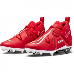 Chaussures de football Nike Alpha Menace Pro 3 CT6649-616 pour homme Rouge université/Cramoisi brillant/Blanc sommet/Blanc