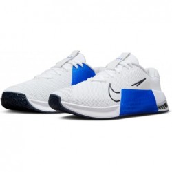 Baskets Nike Metcon 9 pour homme (blanc/platine pur-bleu coureur)