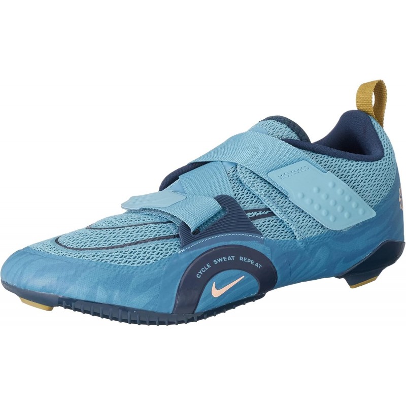 Nike SuperRep Cycle 2 Next Nature DH3396-400 Bleu céruléen/Orange arctique/Mousse dorée/Bleu marine armurerie