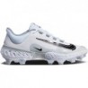 Chaussures de baseball Nike Alpha Huarache Elite 4 Low MCS « Blanc-Gris-Noir » pour homme (FD6255-100)