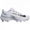 Chaussures de baseball Nike Alpha Huarache Elite 4 Low MCS « Blanc-Gris-Noir » pour homme (FD6255-100)