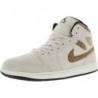 Chaussures Nike Air Jordan 1 Mid pour Homme LT Orewood Brown/Metallic Gold DZ4129-102