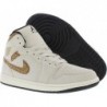 Chaussures Nike Air Jordan 1 Mid pour Homme LT Orewood Brown/Metallic Gold DZ4129-102