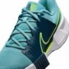 Chaussures de tennis Nike Zoom GP Challenge Pro pour homme sur terre battue (FJ7767-401, denim turquoise/volt/bleu marine armure