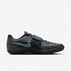 Chaussures d'athlétisme Nike Zoom Rival SD 2 (FZ9665-001, noir/algues électriques/épinette brillante/volt)