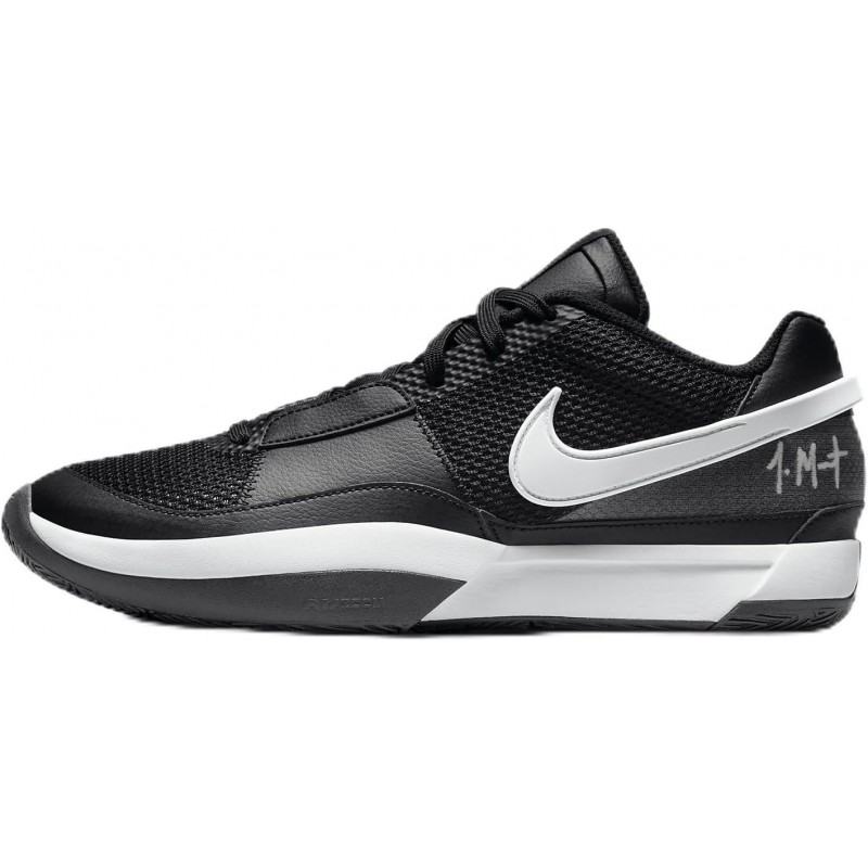 Chaussures de basket-ball Nike Ja 1 (Team Bank) (FV1303-001, Noir/Noir/Blanc)