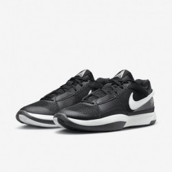 Chaussures de basket-ball Nike Ja 1 (Team Bank) (FV1303-001, Noir/Noir/Blanc)