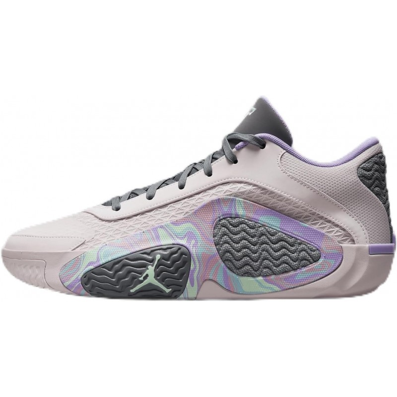 Chaussures de basket-ball Nike Tatum 2 "Sidewalk Chalk" (FZ2202-600, rose pâle/fumée/lilas/mousse menthe)