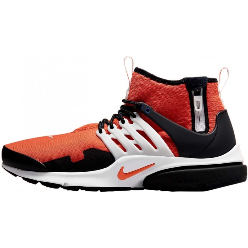 Nike Air Presto Mid Utility DC8751 800 pour homme - Taille 8 Orange-Noir-Blanc