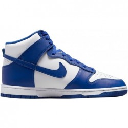 Chaussures Nike Dunk High Retro pour homme, blanc, Game Royal, orange total