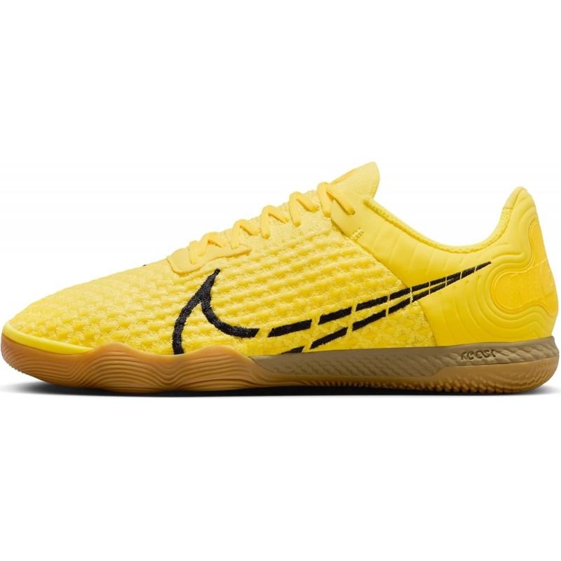 Chaussures de football Nike React Gato pour homme (CT0550-700, jaune vif/marron clair/noir)