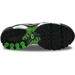 Nike Air Max Plus pour enfants Noir/Vert criard-Blanc (CD0609 021)