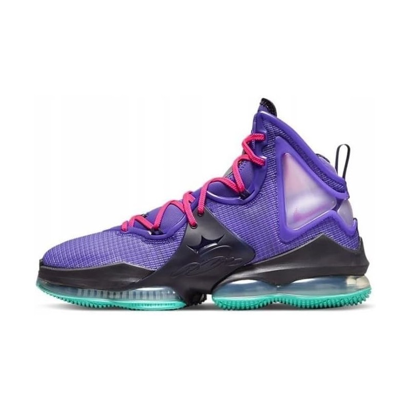 Nike LeBron XIX DJ Bron pour homme Baie sauvage/Hyper rose-Violet caverne (CZ0203 500)