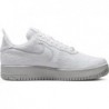 Chaussures de basket-ball Nike Air Force 1 Low Crater pour homme, blanc/blanc-sommet blanc