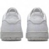 Chaussures de basket-ball Nike Air Force 1 Low Crater pour homme, blanc/blanc-sommet blanc