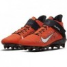 Chaussure de football à crampons Nike Alpha Menace Pro 2 Mid pour homme Orange équipe/Noir/Blanc AQ3209-801