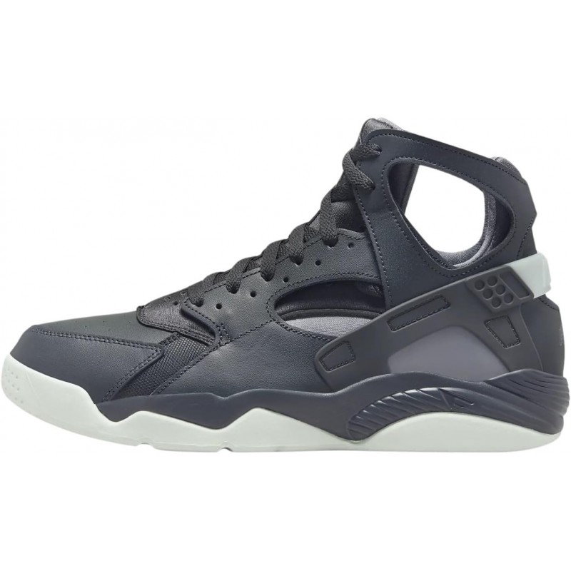 Chaussures Nike Air Flight Huarache pour homme, gris fumé foncé/vert pâle