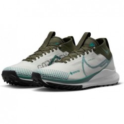 Baskets NIKE React Peg Trail 4 GTX Su pour homme, kaki cargo os clair, blanc sommet, bicoastal