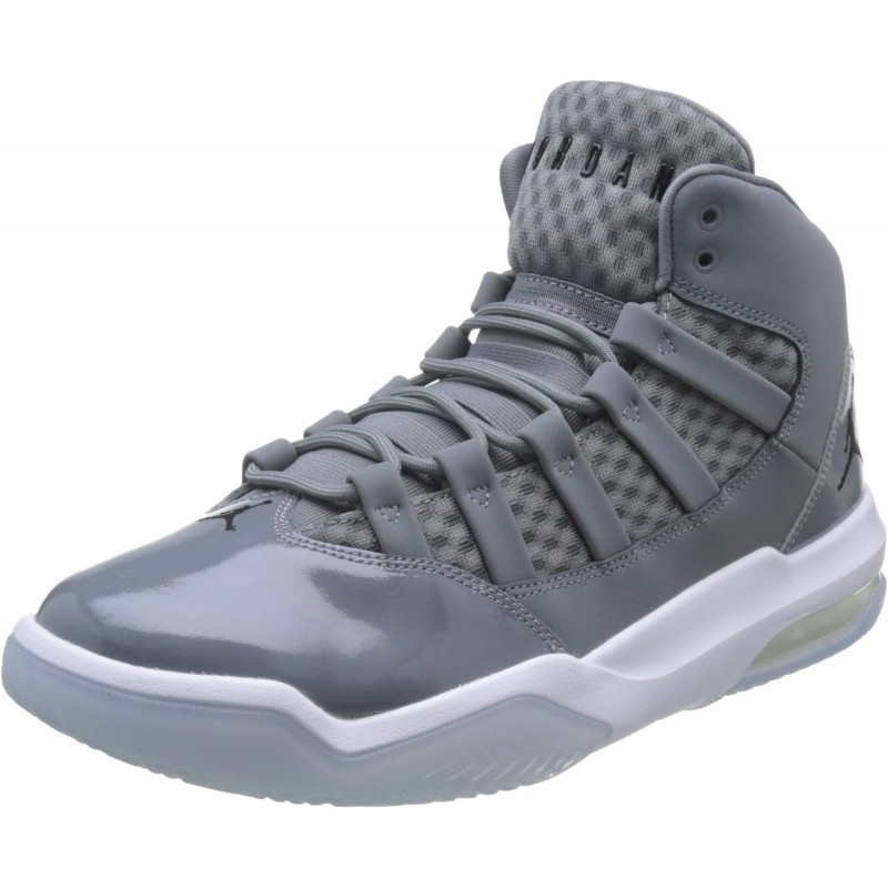 Jordan Homme Nike Jordan Max Aura pour Homme Gris Froid/Blanc/Transparent/Noir Aq9084-010