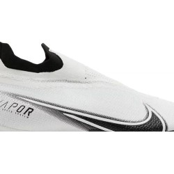 Chaussure de football à crampons Nike Vapor Edge Elite 360 Flyknit pour homme « Blanc/noir » (CV6282-108)