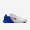 Chaussures de tennis pour terrain dur NikeCourt Air Zoom Vapor Pro 2 pour homme (DR6191-106, blanc/bleu royal/bleu cramoisi)